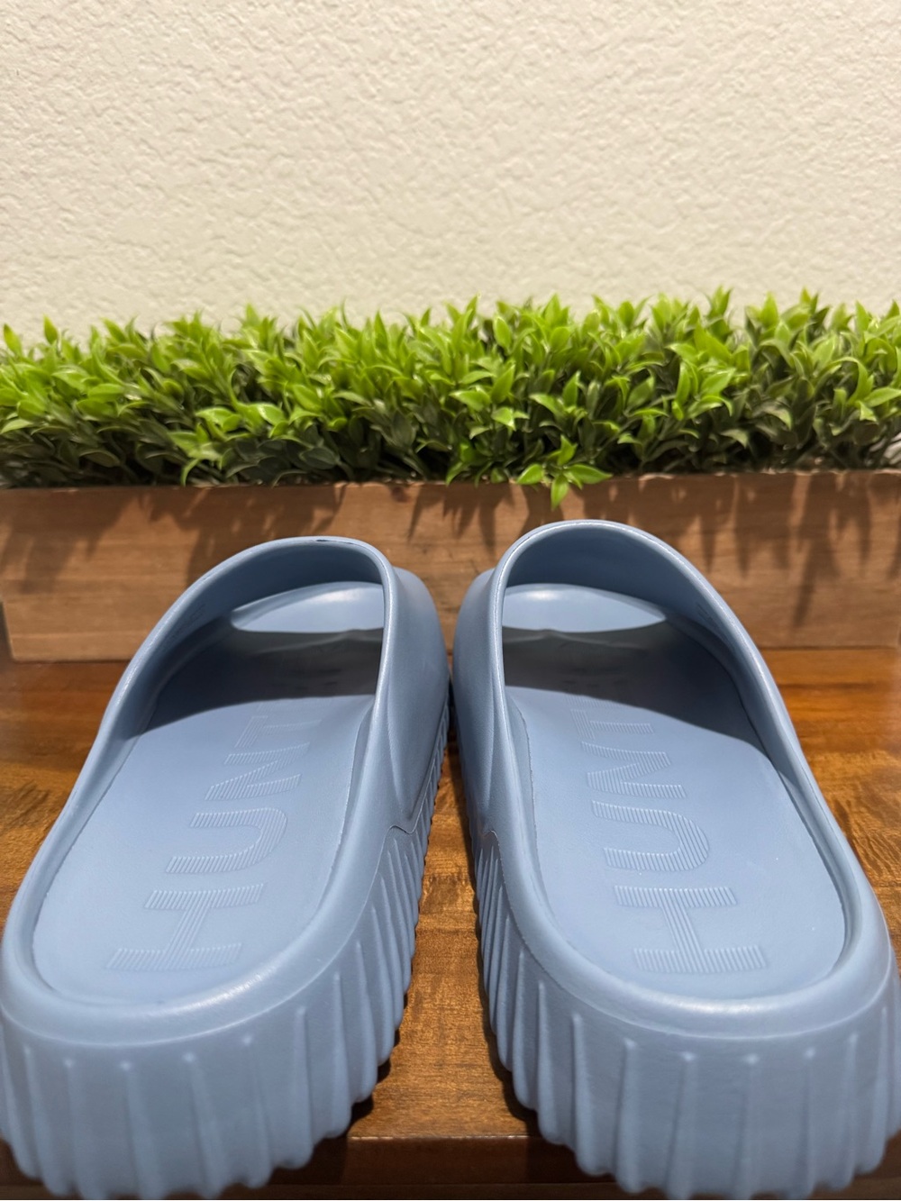 Hunter Finn Slip-On Open Toe Casual Sandals Men's US Size 13M Blue Color Slide - Picture 4 of 7